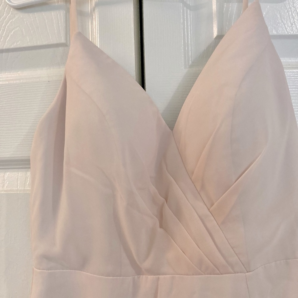 Blush gown from Azazie. Great for a wedding guest or bridesmaid!